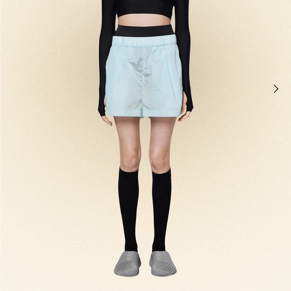 Rains Shorts W Wide, Blue, NWT